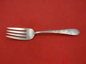 Colonial Engraved by Gorham Sterling Silver Cold Meat Fork Straight Tines 7 7/8" - Picture 1 of 3