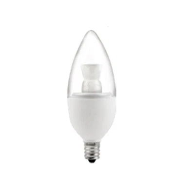 6 Pack LED Candelabra B11 C37 Bulb 5W 40W Replacement E12 Base 120V 3000K Warm W - Image 1 of 2