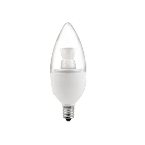 5 Pack LED Candelabra B11 C37 Bulb, 5W equivalent to 40W,E12 Base,5000K DayLight - Image 1 of 1