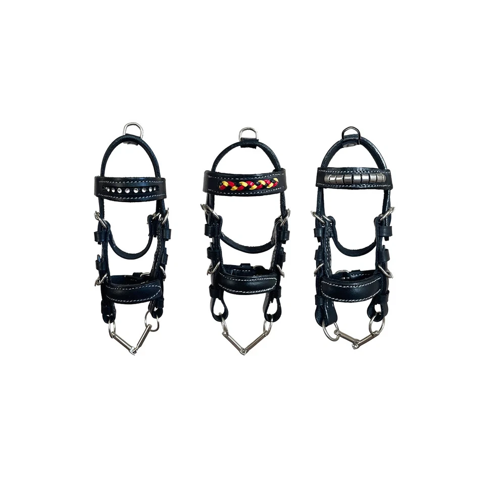 GERMAN RIDING Schlüsselanhänger -Mini-Trense Dekoartikel aus Leder ca. 16 cm