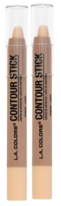 2 LA Colors Contour LIGHT Stick C68638 Concealer Hides Dark Circles SEALED - Picture 1 of 1