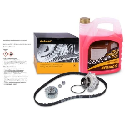 ZAHNRIEMENSATZ CONTITECH FÜR AUDI A3 8P A4 SEAT LEON SKODA VW BORA GOLF POLO 1.6 - Bild 1 von 4