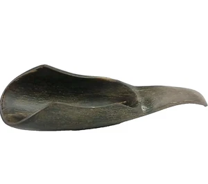 19th Century Mountain Goat Carved Horn Spoon Scoop 5.5 inches - Picture 1 of 7
