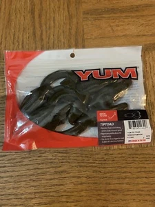 YUM Fishing Bait Tiptoad Green Pumpkin - Picture 1 of 5