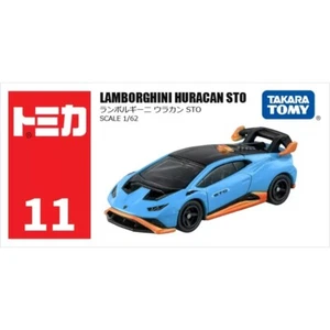 Takara Tomy Tomica 11 Lamborghini Huracan STO Metal Diecast Model Toy Car New - Picture 1 of 4