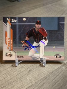 2020 Topps Pro Debut Autograph Logan Wyatt AUTO Giants Rookie Card RC