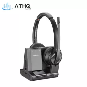 Plantronics Savi 8220-M Sistema di cuffie DECT wireless Microsoft Teams 7S4B6AA - Foto 1 di 5