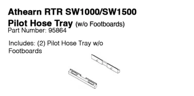 Athearn HO RTR SW1000, SW1500 locomotive Part# 95864 Pilot Hose Tray w/o FB - Image 1 of 2