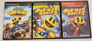 Pac-Man World 2 & 3 + World Rally - Lot Of 3 Games - (Sony Playstation 2, Ps2) - Bild 1 von 5