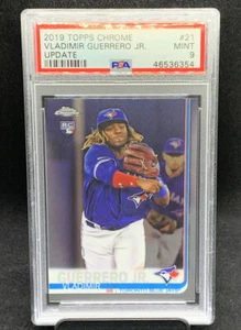 2019 Topps Chrome Update Vladimir Guerrero Jr. #21 MLB RC PSA 9 Mint! Blau Jays - Bild 1 von 6