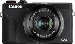 Canon PowerShot G7 X Mark III 20.1MP Kompaktkamera - Schwarz - Bild 1 von 4