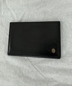 Cartier Pasha de Cartier Kartenetui Kartenetui schwarz Leder Geldbörse -AUTHENTISCH- - Bild 1 von 8
