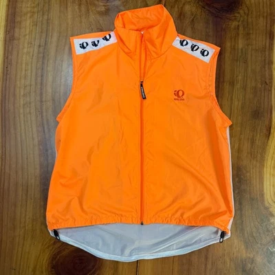 Pearl Izumi Men's Cycling Jacket XXL Orange Bright Vest Lightweight Bike I13 - Image 1 of 4