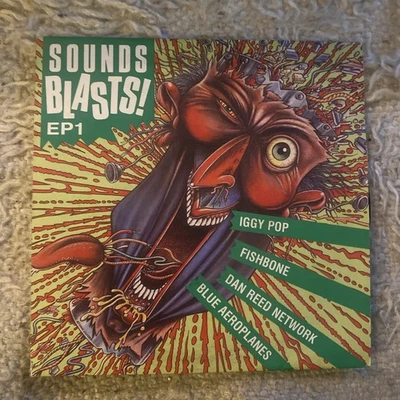 Sounds Blasts! EP 1 - 7" Vinyl EP - Iggy Pop & Various - Ex - Image 1 of 4