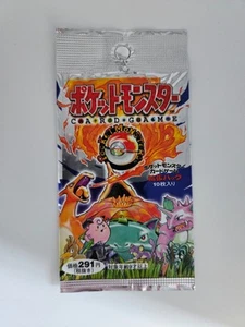 Pokemon 1996 Set Base Giapponese Booster Pack Wrapper Vuoto - Foto 1 di 2