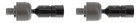LEFT AND RIGHT SET PEAX3327 INNER TIE ROD FITS FOR MOOG