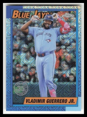 2025 Topps '90 Topps Silver Pack Chrome #T90C30 Vladimir Guerrero Jr. - Image 1 of 2