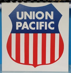 CB42: Cartón de 11,5"x11,75" con logotipo de Union Pacific Railroad - Imagen 1 de 1