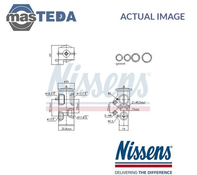 999428 AIR CONDITIONING EXPANSION VALVE NISSENS NEW OE REPLACEMENT - Image 1 of 4