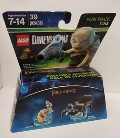 Lego Dimensions Smeagol Gollum Shelob Spider Fun Pack No 71218  Sealed Read
