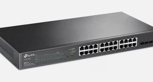 TP-Link TL-SG2428P Ethernet Switch, 24 Port - Black - USED - Afbeelding 1 van 1