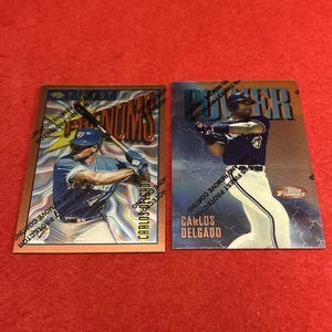 Carlos Delgado - 1996 Finest Phenoms #30 y 1997 Finest Power #57 (con cáscaras) - Imagen 1 de 13