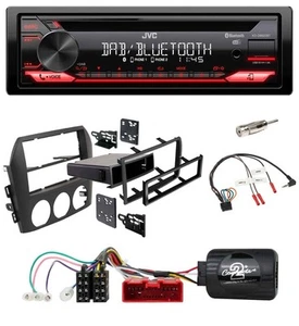 JVC CD DAB USB Bluetooth Lenkrad Autoradio für Mazda MX 5 NC 2005-2008 - Bild 1 von 9