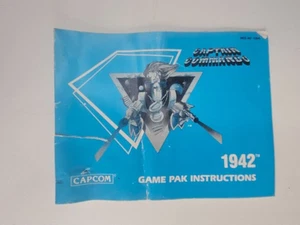 Captain Commando 1942 NES Manual de instrucciones del juego - Imagen 1 de 6