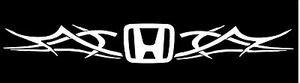 Custom HONDA Tribal Flame Decal Sticker Civic CR-Z Ridgeline Windsheild Graphics - Picture 1 of 1