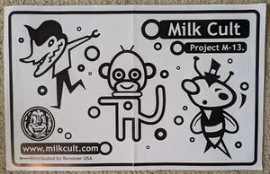MILK CULT Project M-13 PROMO POSTER 2000 Stahlstange Badewanne Hip Hop Art Rock - Bild 1 von 1