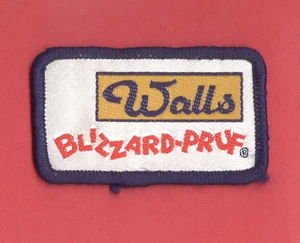 RARE WALLS "BLIZZARD-PRUF" MULTI-COLORED EMBROIDERED PATCH (2 5/8" X 1 1/2") - Picture 1 of 1