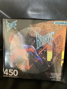AQUARIUS David Bowie Round Puzzle (450 Piece Jigsaw Puzzle) - New & Sealed - Picture 1 of 1
