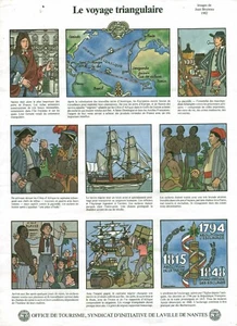 Image de Jean Bruneau le voyage triangulaire 1982 office de tourisme de Nantes - Imagen 1 de 1