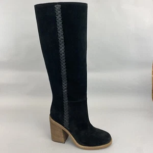 UGG AUSTRALIA MAEVA Black Suede Tall Pull On Bootie Boots Size US5 UK3 -3.5 - Picture 1 of 14