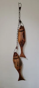 Vintage Hand Carved Driftwood Fish Wall Hanging Sculpture Folk Art - RBrandt 96 - Picture 1 of 11