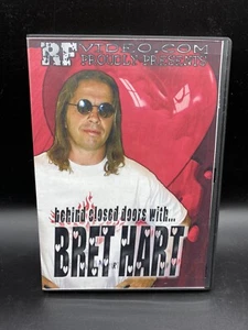 Bret Hart Behind Closed Doors Shoot DVD Hitman WWE WWF WCW NWO Montreal Screwjob - Imagen 1 de 3