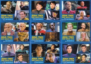 STAR TREK DEEP SPACE NINE HEROES & VILLAINS 2008 RITTENHOUSE BASE CARD SET 100