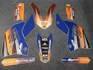 KTM SX65 2009-2015 Flu Designs PTS 2 Factory Team gráficos GR1534 - Imagen 1 de 1
