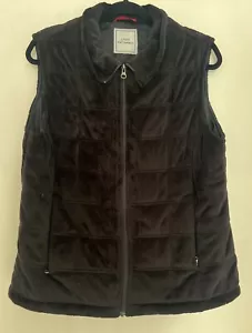 Lady Hathaway Woman's Black Faux Fur Vest Size S - Picture 1 of 9