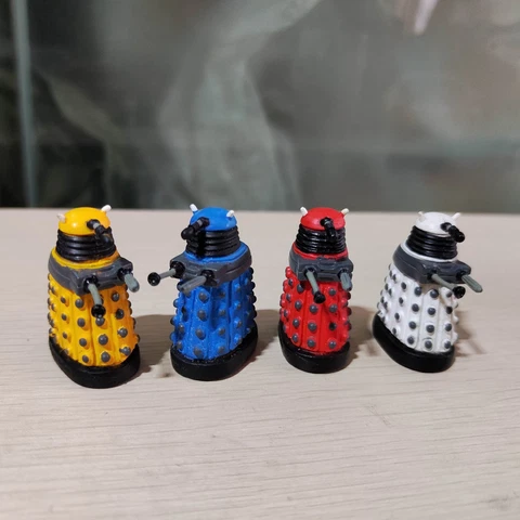 Doctor Dalek Mini Figure Yellow White Blue Orange-Red- Your Choice Cover