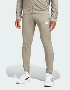 Adidas Essentials Camo Pants Track Soccer Fitness Silver Pebble Mens XL JI8400 - Picture 1 of 4