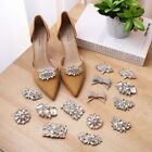 Bride High Heel Charm Buckle Square Clamp Shoe Decorations Clip Shiny Clips