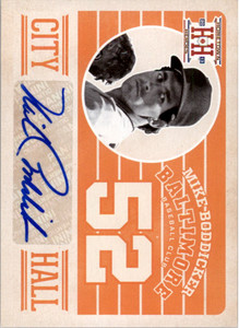 2013 Hometown Heroes City Hall Signatures #8 Mike Boddicker Auto - NM-MT