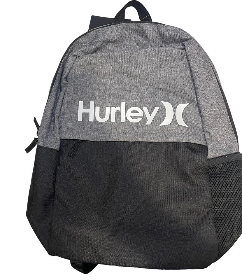 Hurley “The One and Only” Classic Backpack 15" Laptop Sleeve Grey/Black