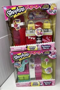 Shopkins ZAPATO DESLUMBRAMIENTO Y PUNTO DE MAQUILLAJE Moda Shoppies Juegos Paquete Daños - Imagen 1 de 16