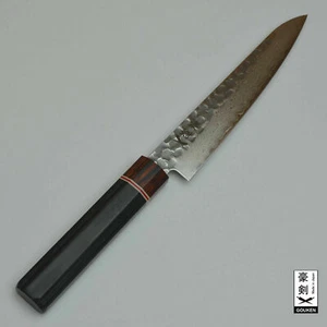 GOUKEN JAPANESE Damascus VG10 Octagon Handle Utility Knife Petty Chefs Knives - Picture 1 of 3
