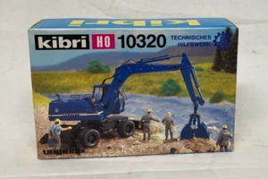 KIBRI Nummer 10320 Liebherr Bagger Technisches Hilfswerk top in OVP ungebaut - Imagen 1 de 2