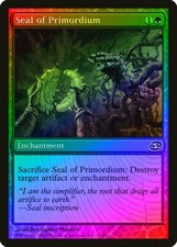 Seal of Primordium FOIL Planar Chaos HEAVILY PLD Green Common MTG CARD ABUGames