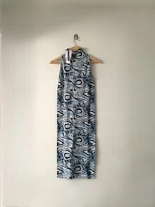 ๐ธ Zara Jacquard Print Bodycon Dress Bnwt Small - Picture 1 of 4