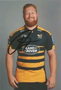 WASPS & ENGLAND RUGBY UNION: TOM WEST SIGNED 6x4 PORTRAIT PHOTO + COA - Bild 1 von 1